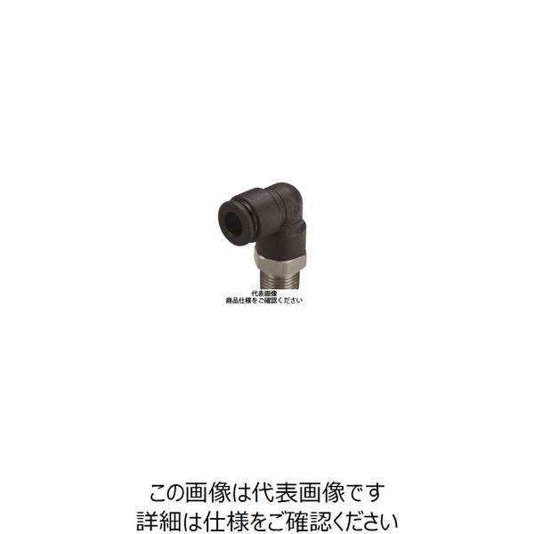 千代田通商 タッチコネクターファイブ SUS メイルエルボ FS12ー04ML FS12-04ML 1セット(10個)（直送品）