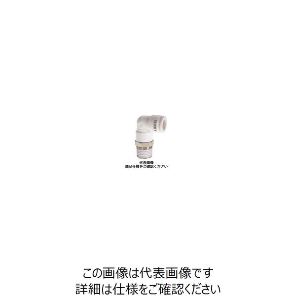千代田通商 タッチコネクターファイブ メイルエルボ F4ー02MLW F4-02MLW 1セット(10個)（直送品）