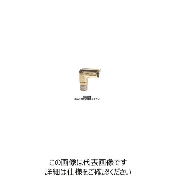 千代田通商 タッチコネクター エルボコネクター【金属】 CKLー12ー02ー1 CKL-12-02 1セット(2個)（直送品）