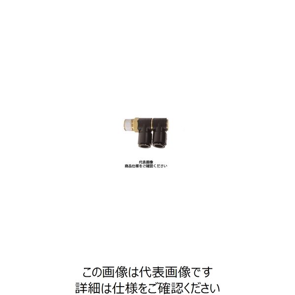 千代田通商 タッチコネクターFUJI ダブルバンジョー【樹脂】 6Rー02S2ー1 6R-02S2 1セット(2個)（直送品）