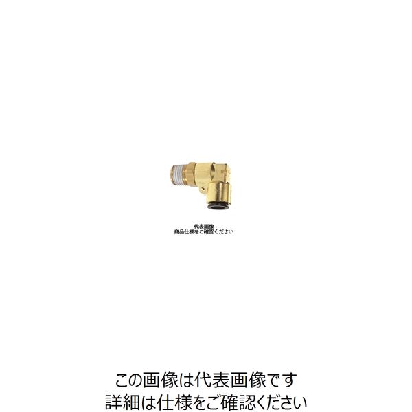 千代田通商 タッチコネクターFUJI メイルエルボ【金属】 6ーM5MLー1 6-M5ML 1セット(3個)（直送品）