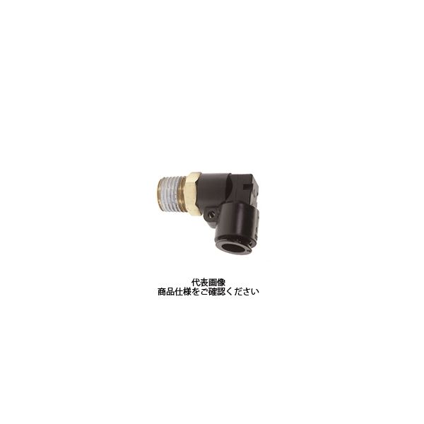 千代田通商 タッチコネクターFUJI メイルエルボ【樹脂】 10Rー02MLー1 10R-02ML 1セット(5個)（直送品）