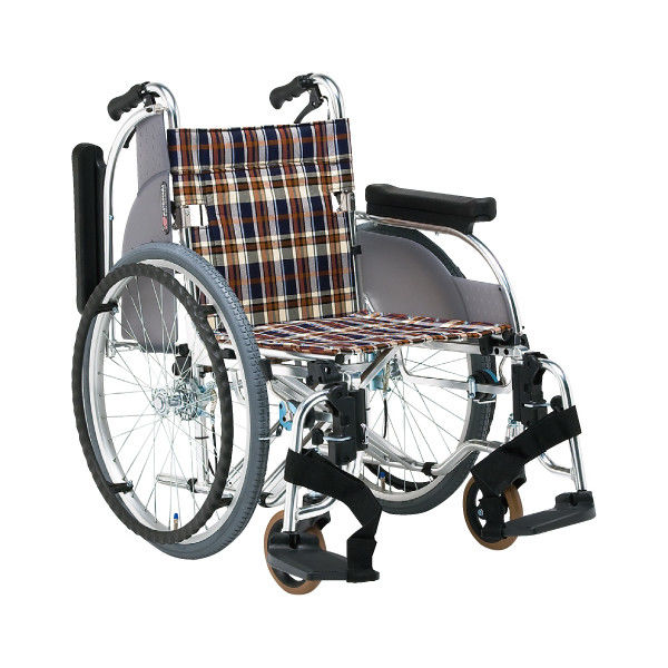 松永製作所 車いす(アルミ製)自走用 AR-501(S-2) 1台 20-5833-00-03（直送品）