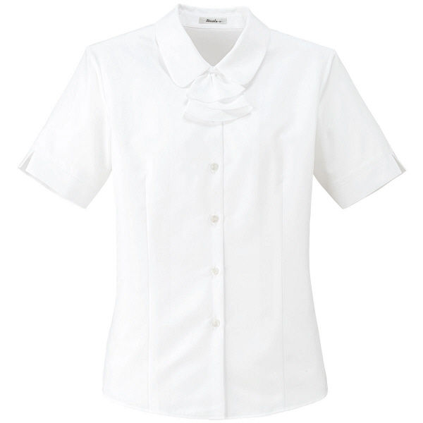【お取り寄せ】ボンマックス 半袖ブラウス ホワイト 21号 RB4548-15-21 事務服 制服 BON ボンマックス 半袖ブラウス RB4548【オフィス
