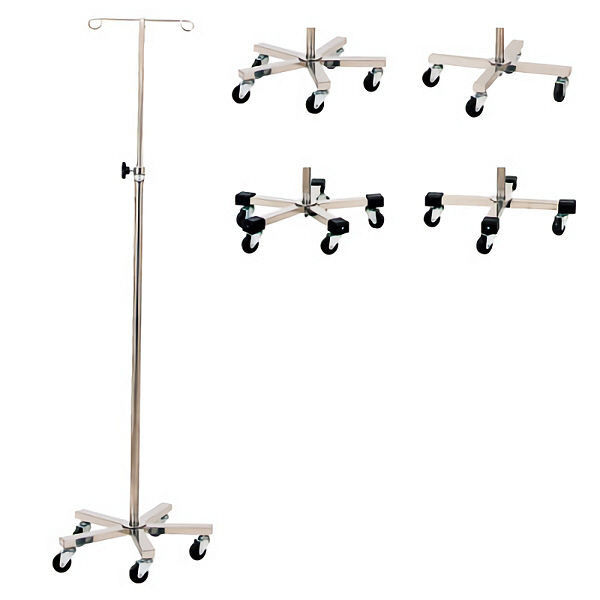 松吉医科器械 マイスコステンレスガートル台（5脚） MY-155 MY-155N-B 1台 01-4840-02（直送品）