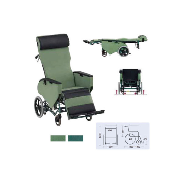 松永製作所 チルト車いすエリーゼFR-31TR ビニールレザー FR-31TR 1台 20-5795-00-02（直送品）