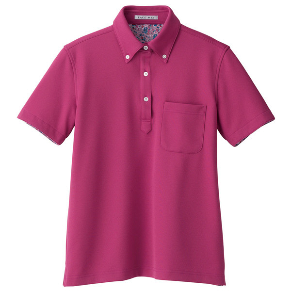 ボンマックス レディス吸水速乾ポロシャツ（花柄B） ピンク S FB4019L（直送品）