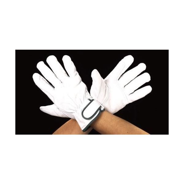 エスコ [LL] 手袋(豚革/裏地綿付) EA353BE-73 1セット(4双)（直送品）