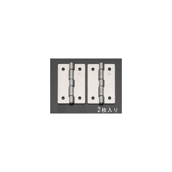 エスコ 40x 35 mm 厚口丁番(ステンレス製/2個) EA951CK-11 1セット(20個:2個×10組)（直送品）