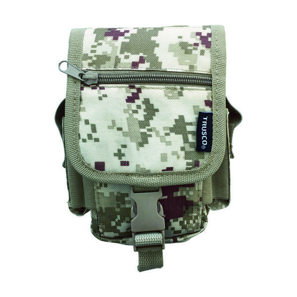 トラスコ中山 TRUSCO 【売切廃番】デジタルデザート迷彩 コンパクトツールケース ツーサイドポケット TCM-C21 1個（直送品）