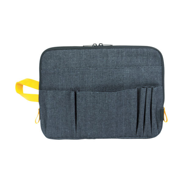 トラスコ中山 TRUSCO 【売切廃番】 デニムタブレットケース スタンダード ブラック TDC-P201 1個 769-0053（直送品）