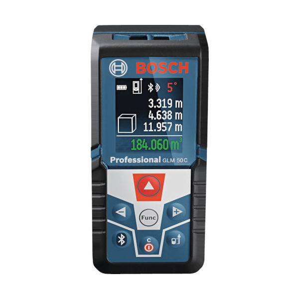 【レーザー距離計】BOSCH　ボッシュ　データ転送レーザー距離計　GLM50C　1個　778-3752