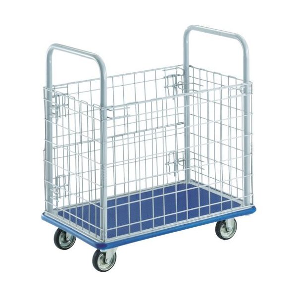 トラスコ中山 TRUSCO プレス製台車 ドンキーカート 金網付1225×775 507N 1台 414-5658（直送品）