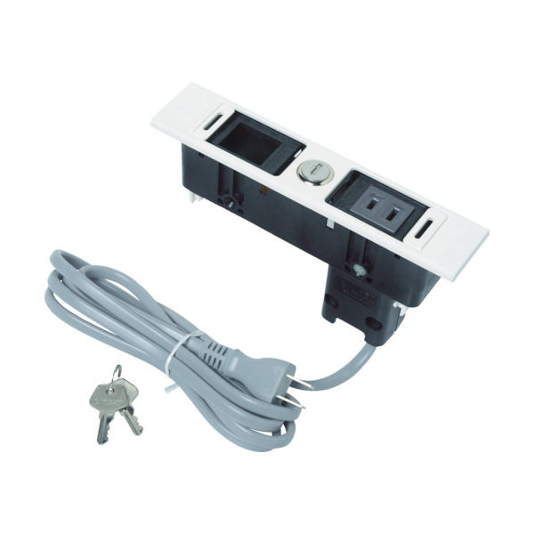 SUGATSUNE (210020480) DMLーPBーLーWT デスクトップマルチタップ 定格電圧:AC125V・15A・最大1500W（直送品）