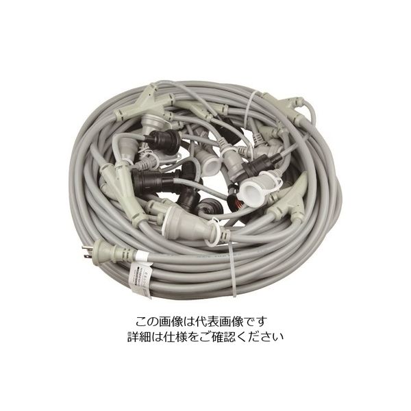 長谷川製作所 HASEGAWA 分岐ケーブル ESYシリーズ 12階用 防水ソケット 防水コネ ESY-3E-12 1本 762-1221（直送品）