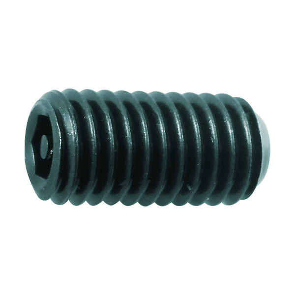 トラスコ中山 TRUSCO 【売切廃番】ピン付六角穴止めねじ 黒染 M5×8 15本入 B105-0508 1パック(15本)（直送品）