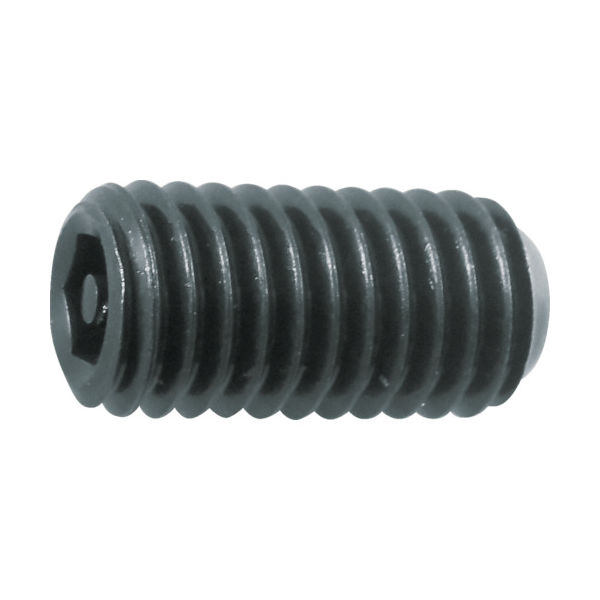 トラスコ中山 TRUSCO 【売切廃番】ピン付六角穴止めねじ 黒染 M6×16 12本入 B105-0616 1パック(12本)（直送品）