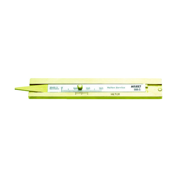 HAZET タイヤ溝ゲージ 666-5 1個 584-4461（直送品） 5,624円