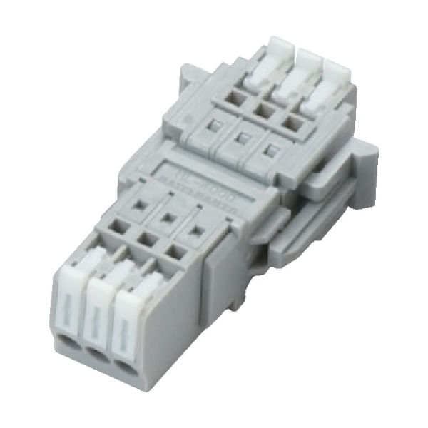 サトーパーツ 2ピース型スクリューレス端子台 SLー4000ーASシリーズ SL-4000-AS-3PGY 1個 771-2871（直送品）