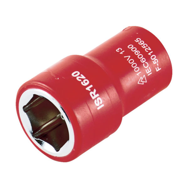 トラスコ中山 TRUSCO 絶縁ソケット(6角) 差込角9.5 対辺14mm TZ3-14S 1個 762-4174（直送品）