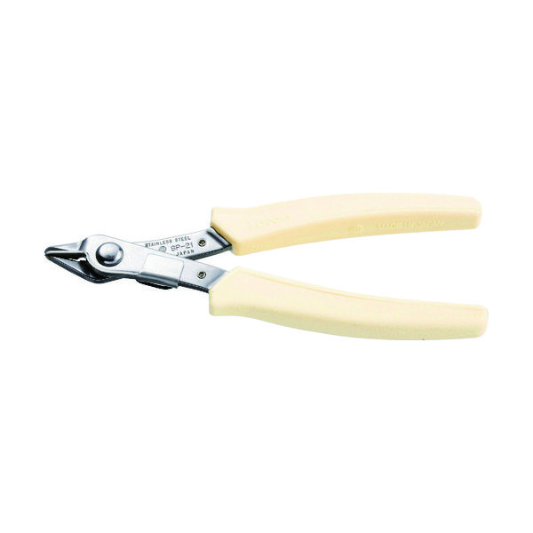 スリーピークス技研 スリーピークス ステンレス製ニッパ(リードストッパー付・バネ付) 126mm SP-21 1丁 496-2826（直送品）