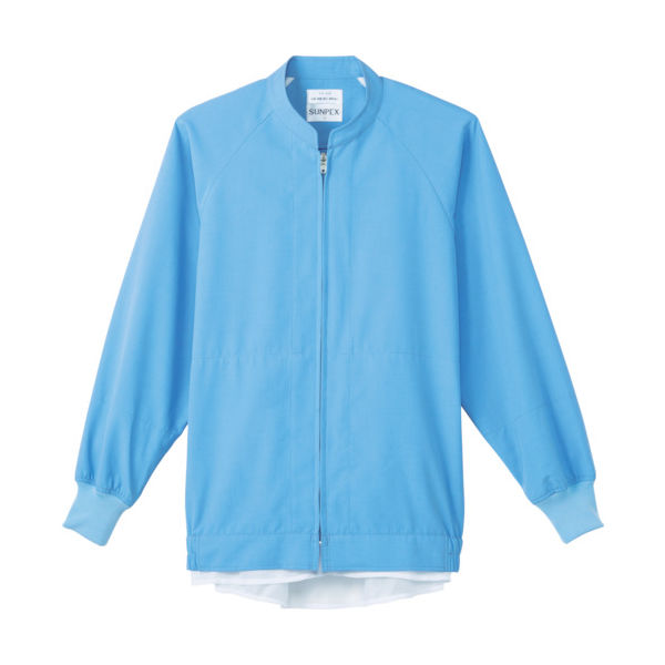 サーヴォ サンペックス クールフリーデ男女兼用長袖ジャンパー サックス LL CD-620-LL 1着(1枚) 761-6830（直送品）