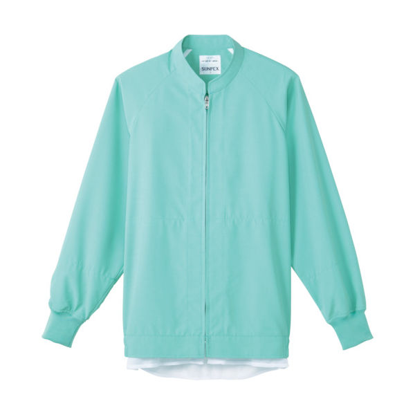 サーヴォ サンペックス クールフリーデ男女兼用長袖ジャンパー グリーン M CD-625-M 1着(1枚) 761-6988（直送品）