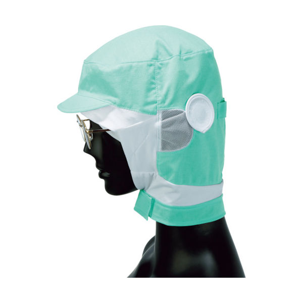 サーヴォ サンペックス シャミランショートフード グリーン M G-5042-M 1枚 761-7551（直送品）