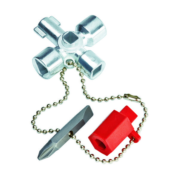 KNIPEX 001102 コントロールキャビネットキー 全長44mm 1個 752-0999（直送品）