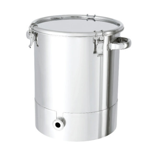 日東金属工業 日東 ステンレスタンク片テーパー型クリップ式密閉容器 20L KTT-CTH-30 1個 751-6002（直送品）