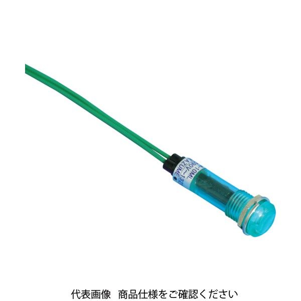坂詰製作所 サカヅメ LED表示灯 DAー10ML (AC/DC200V接続) φ10 緑 DA-10ML-AC/DC200V-G 1個（直送品）