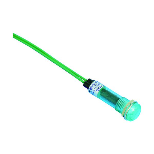 坂詰製作所 サカヅメ LED表示灯 DAー10ML (AC/DC100V接続) φ10 緑 DA-10ML-AC/DC100V-G 1個（直送品）