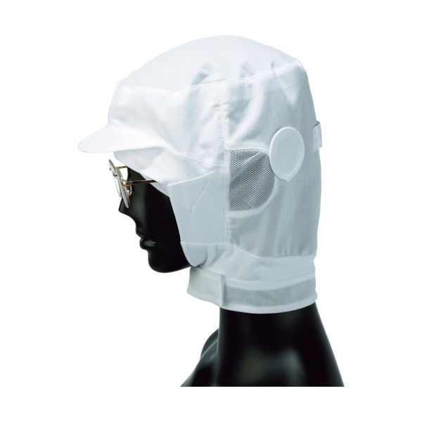 サーヴォ サンペックス シャミランショートフード ホワイト M G-5040-M 1枚 761-7496（直送品）