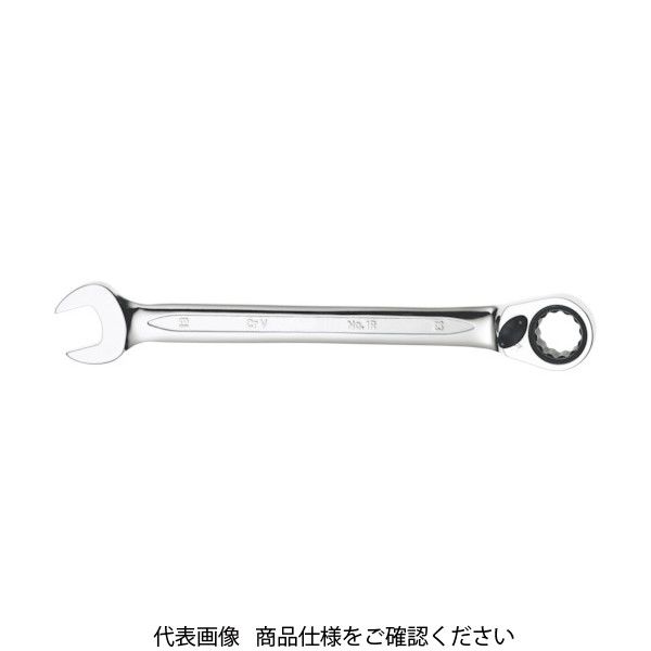 スナップオン・ツールズ バーコ ラチェット・コンビネーションレンチ 対辺寸法22mm 1RM-22 1丁(1個) 497-8951（直送品）