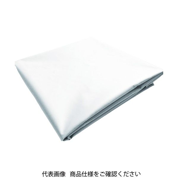 トラスコ中山 TRUSCO ターポリンシート ホワイト 1800X2700 0.35mm厚 TPS1827-W 1枚 765-4260（直送品）