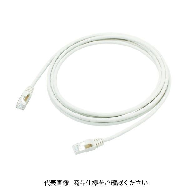 スリーエム ジャパン 3M シールドイーサネットケーブル Cat5e対応 FTPタイプ 20m VOL-5EFLB-L20-GY-IC 1本（直送品）