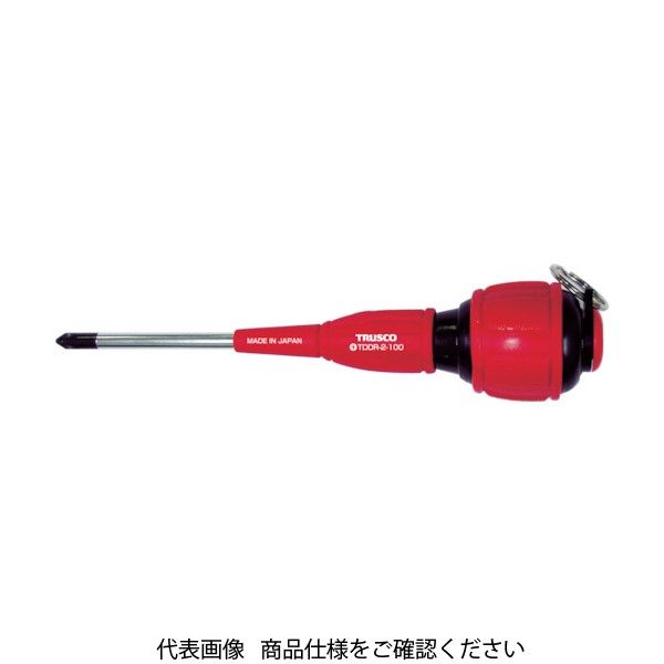トラスコ中山 TRUSCO 落下防止電工ドライバー +2X200 TDDR-2-200 1本 765-2186（直送品）