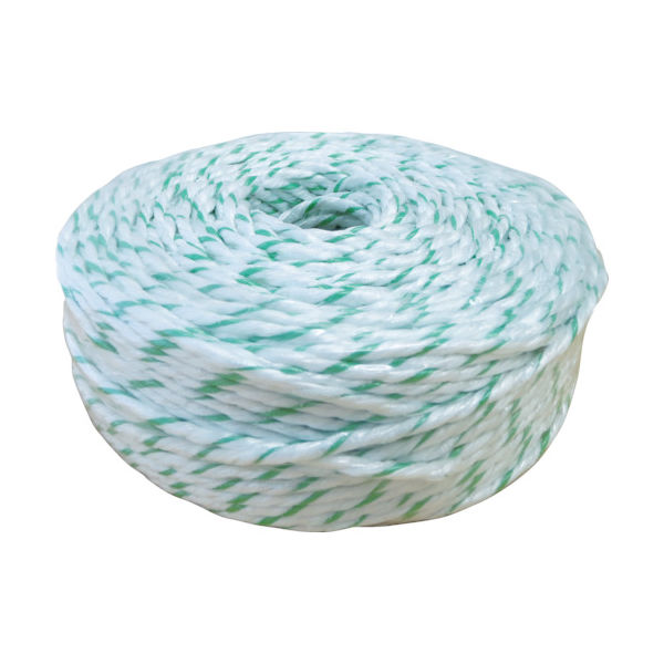 司化成工業 ツカサ ペッピーロープ 色白/緑 線径5mm 長さ300m PY-15-300 1巻 773-1256（直送品）