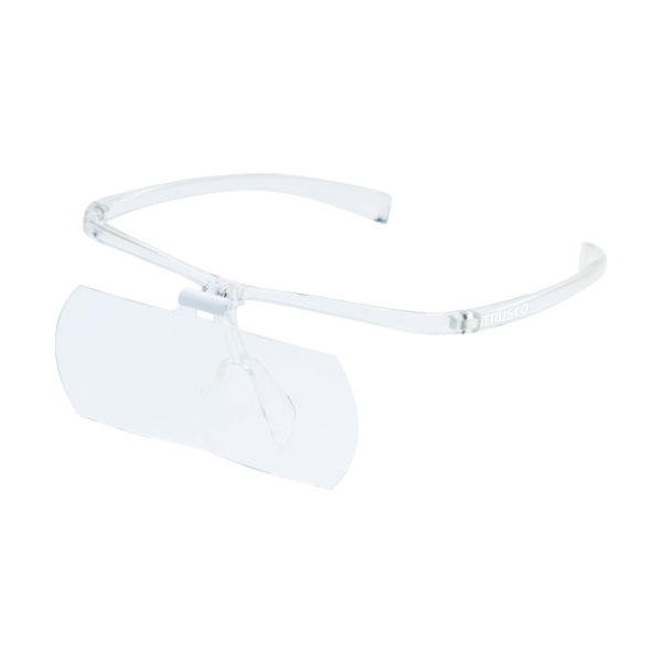 トラスコ中山 TRUSCO 双眼メガネルーペ1.6/2/2.3倍セット フレーム透明 TSM-SET-TM 1個 764-2474（直送品）