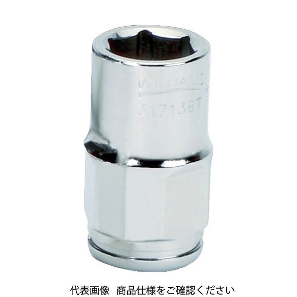 スナップオン・ツールズ WILLIAMS 3/8ドライブ 貫通ソケット 6角 12mm JHW31712BT 1個 757-5165（直送品）