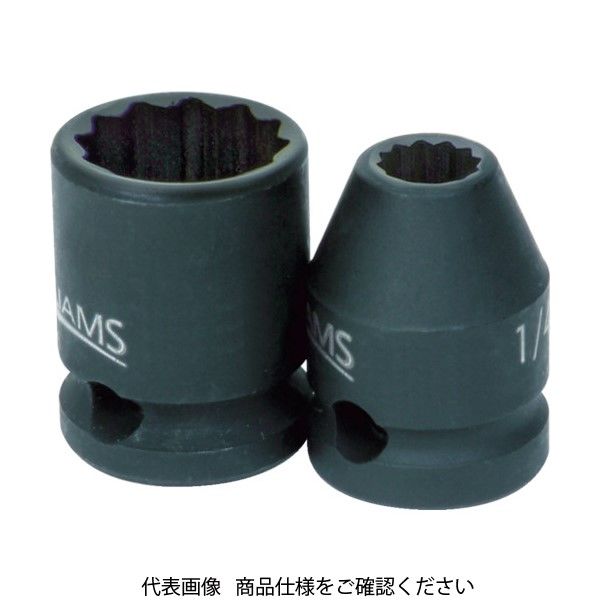 スナップオン・ツールズ WILLIAMS 3/8ドライブ ソケット 12角 10mm インパクト JHW36610 1個 757-6609（直送品）