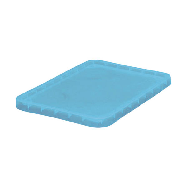 トラスコ中山 TRUSCO S54型コンテナ用フタ 透明ブルー S-54FB 1枚 759-6006（直送品）