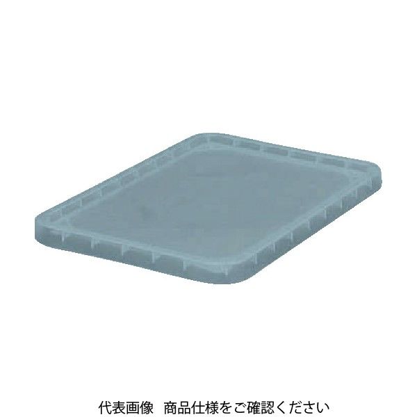 トラスコ中山 TRUSCO S36型コンテナ用フタ 透明ブラック S-36FBK 1枚 759-5930（直送品）
