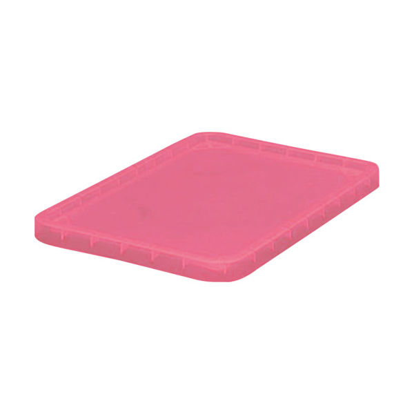 トラスコ中山 TRUSCO S54型コンテナ用フタ 透明レッド S-54FR 1枚 759-6031（直送品）