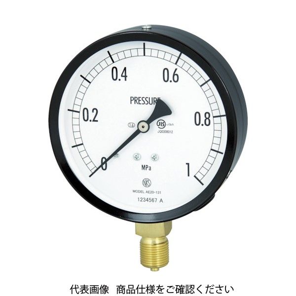 長野計器 長野 普通形圧力計（A枠立形・φ100・G3/8B・0.0～4.00Mpa