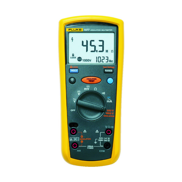 テクトロニクス&フルーク FLUKE デジタル・マルチメーター付絶縁抵抗計(2レンジ) 1577 1台 769-3176（直送品） 100,570円