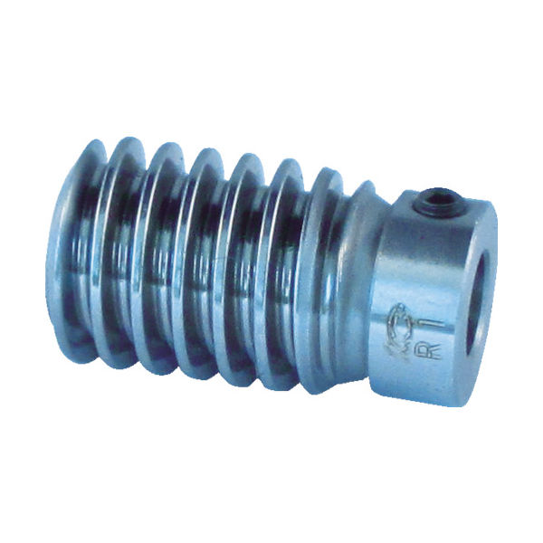 協育歯車工業 KG ウォーム W1SR1=A モジュール1.0 圧力角20度(並歯) S45C 精密転造仕上 1個 756-5267（直送品）