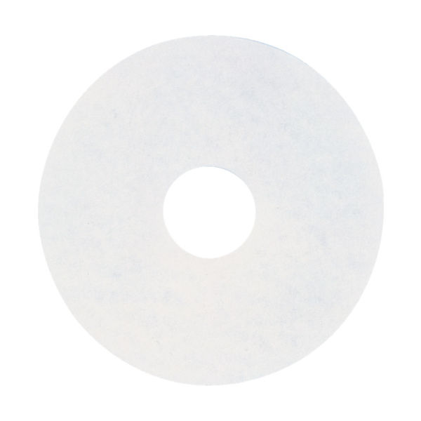 アマノ フロアパッド15 白 HEQ911100 1セット(5個:1個×5枚) 496-1625（直送品）
