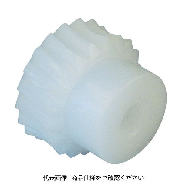 協育歯車工業 KG ウォームホイール G1D30ーR1 モジュール1.0 ポリアセタール(白)ブッシュなし 1個 756-4571（直送品）