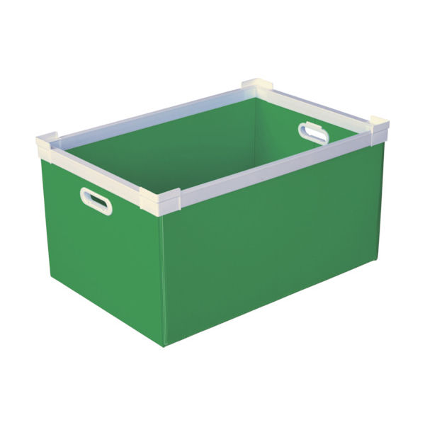 国盛化学 KUNIMORI プラダン NSコンテナ 75L(SWコーナー)ラ 78501-NS75L-LG 1個 760-5692（直送品）